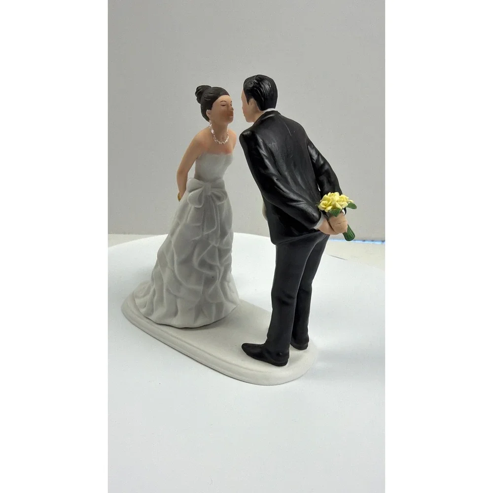 Weddingstar Ball and Chain Funny Wedding Cake Topper Porcelain Figurine Rare